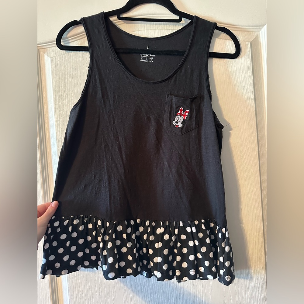 Disney Parks Minnie Mouse Polka Dot Tank Top